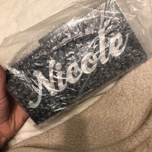 NWT Rae of Light Standard Custom Acrylic Box Bag, with “Nicole” - Picture 6 of 13